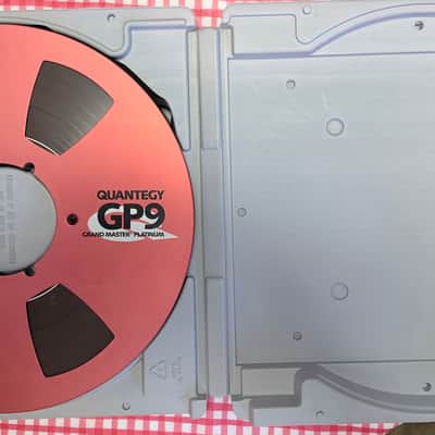 Quantegy GP9 1/2" audio tape for analog RTR machines on 10.5" metal reel image 2