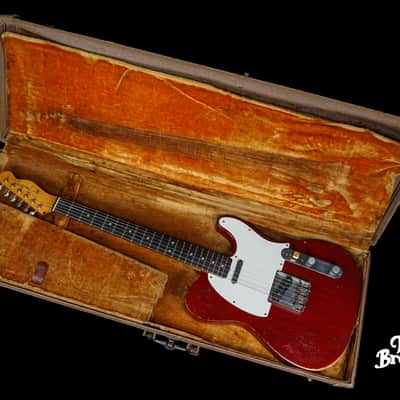 6.9LB! 1963 Fender Telecaster - "Lucy" Crimson Red image 25