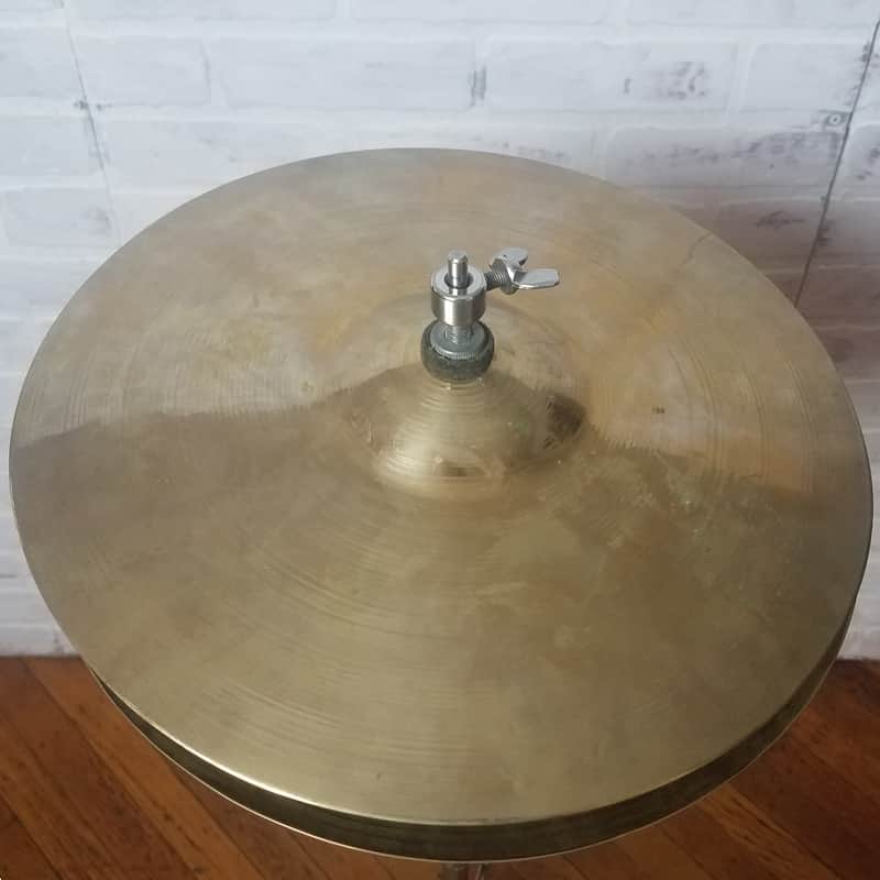 A. Zildjian 12" Transition Stamp Hi-Hat Cymbals (Pair) 1946 - 1953 image 1