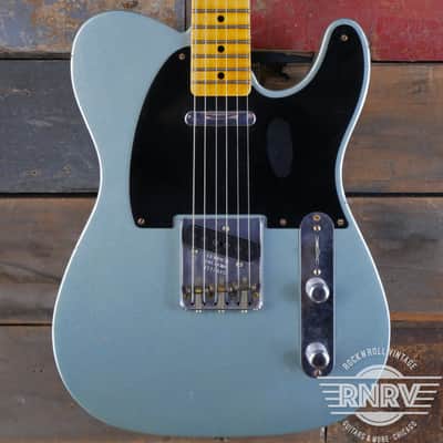 Fender Custom Shop '52 Reissue Telecaster Journeyman Relic - 2021 - Ice Blue Metallic image 1