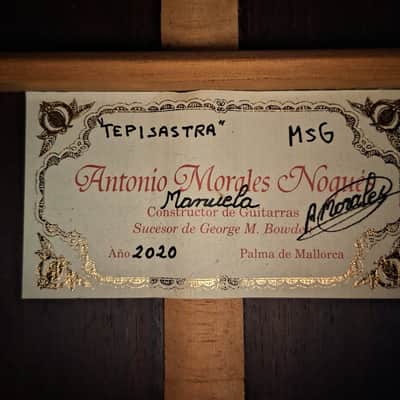 Antonio Morales Nogués 2020 Negra Flamenco Guitar - The essence of modern flamenco, inspired by Paco de Lucia - check video! image 18