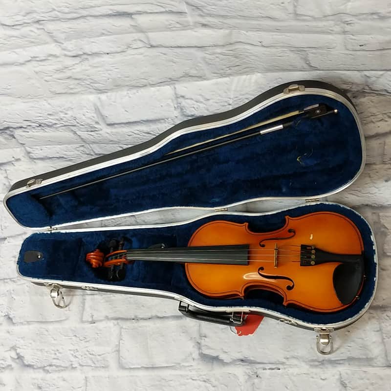 Glaesel VI130E3 3/4 Size Violin Outfit w/case and bow F13358 image 1