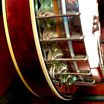 Vega VegaPhone Custom Professional #3 Original Five String Banjo  Circa 1926 Mahogany image 5