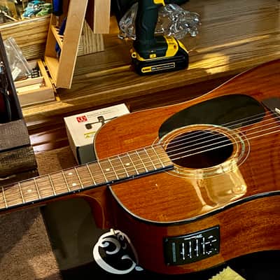 Zager ZAD-20E Mahogany - Acoustic/Electric image 4