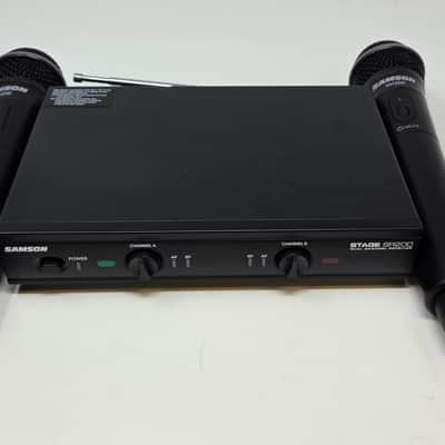 B-Stock - Samson Stage 200 Dual Channel Wireless Handheld Mic System - D Band - WITH WARRANTY image 1