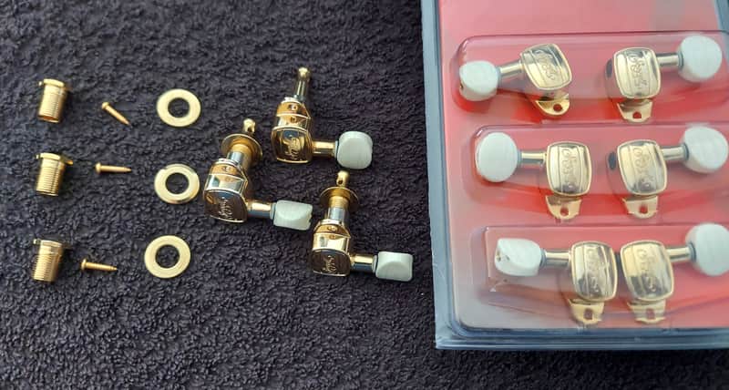 Seagull Tuners 3 x 3 - Gold (1 Full Set +3 Spares) image 1