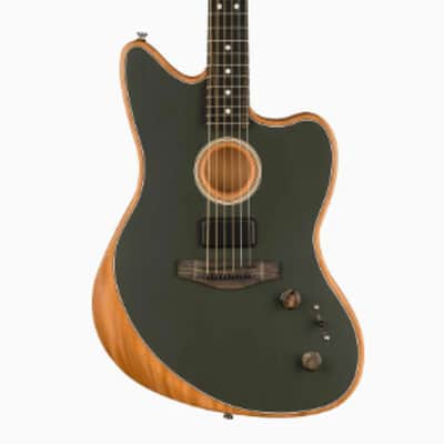 Fender American Acoustasonic Jazzmaster 2021 - Present - Tungsten image 1