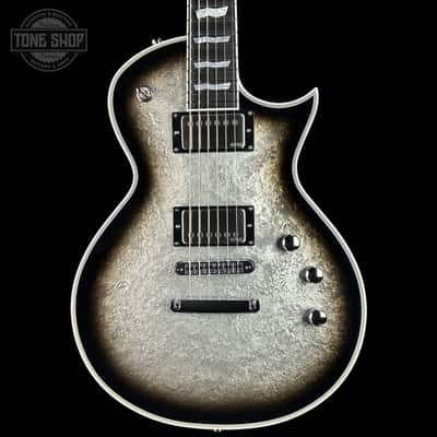 ESP Original Series Eclipse Custom Silver Liquid Metal Burst w/case E5231252 image 1