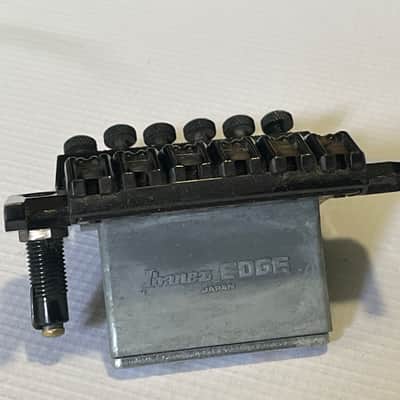 1980's Japan Ibanez RG550 RG Series Black Original Edge Floyd Rose Tremolo Bridge Set image 12