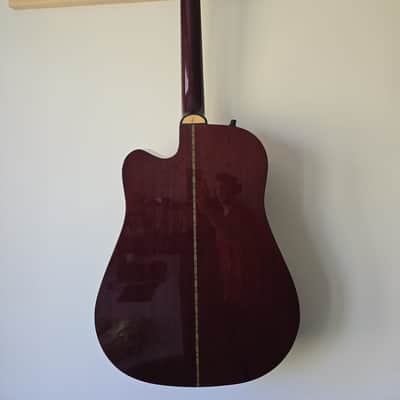 Vintage Washburn D-12CE/N 1986 MIJ Japan Electronics - Grover - MINT image 3