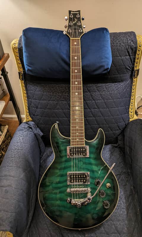 Ibanez ARX320 2008 - Emerald Quilt Top image 1