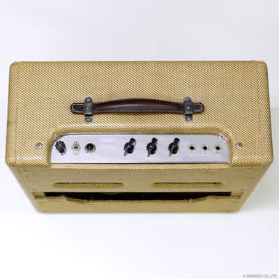 1954 Fender Deluxe 5D3 Wide Panel image 9