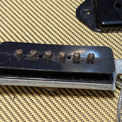 Gibson 1958 P-90 Dog Ear Pickup w pots cover and jack image 2