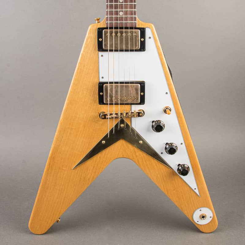 Gibson 1958 Korina Flying V 2025, Natural image 1