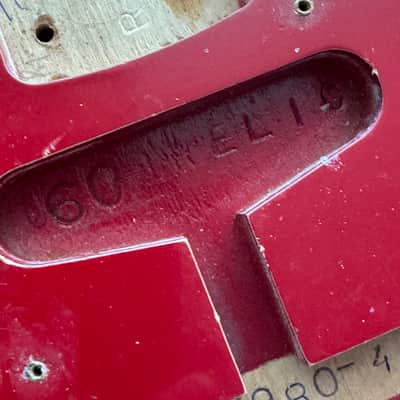 Fender Custom Shop 1960 Heavy Relic Stratocaster Body with hardware  ‘60 Strat 2013 - Faded Dakota Red Nitro image 6
