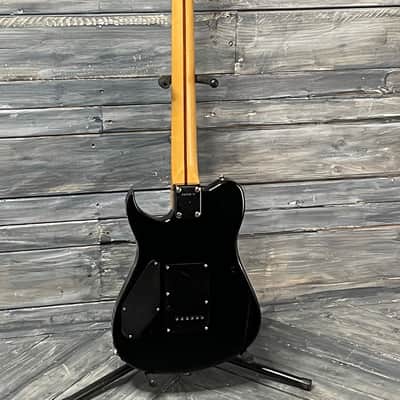 Used Squier by Fender MIJ Bullet HT-1 HSS Guitar with Case- Black image 6