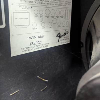 Fender PR266 Fender Twin-Amp / 94 Twin / Evil Twin 1997 - Black image 6