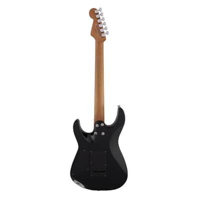 Used Charvel Pro-Mod DK22 SSS 2PT - Gloss Black w/ Caramelized Maple FB image 8