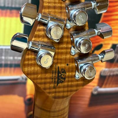 Ernie Ball Music Man Luke III 2022 - Cherry Burst Quilted image 3