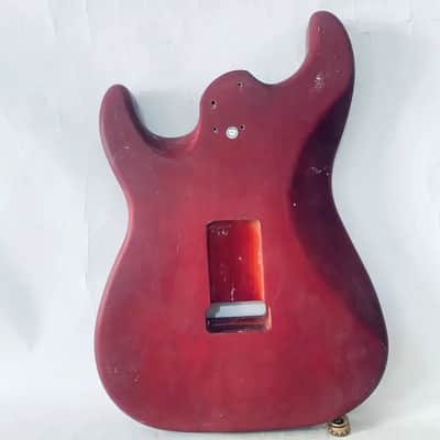 Tiger Maple Top Custom Red Burst Stratocaster Strat Style Guitar Body image 6