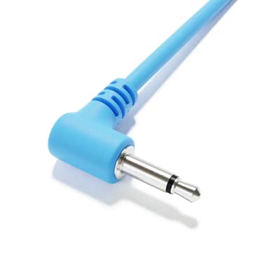 ExcelValley [6A-Pack | 10 cm - 3.94"] Right Angle Mono Modular Patch Cables TS 3.5mm 1/8 inch Eurorack Synthesizer image 4