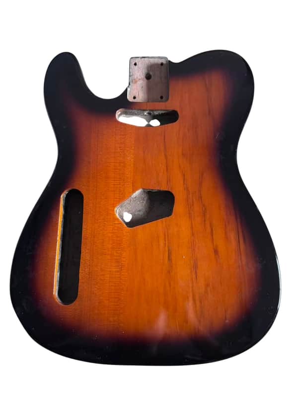 Tobacco Burst Alder Guitar Tele Style Body DIY Project image 1