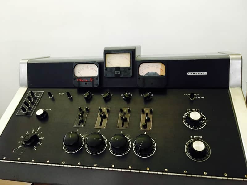 1950's Custom Langevin Tube Console with 4 Langevin 251A Equalizers and 4 Altec 428B tube preamps image 1
