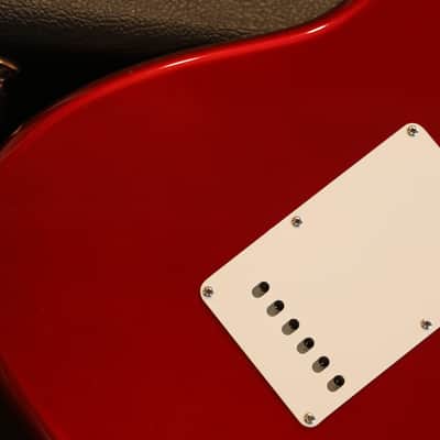 2008 Fender Custom Shop 1966 Stratocaster NOS Electric Guitar Candy Apple Red + COA OHSC image 15