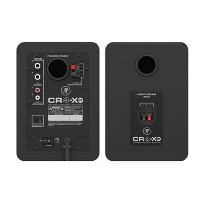 MACKIE CR4-XBT (Pair) 4" Creative Reference Multimedia Monitors with Bluetooth® 4" polypropylene-coated woofer, .75" ferrofluid-cooled silk-dome tweeter, 50 watts of clean, articulate stereo sound image 3