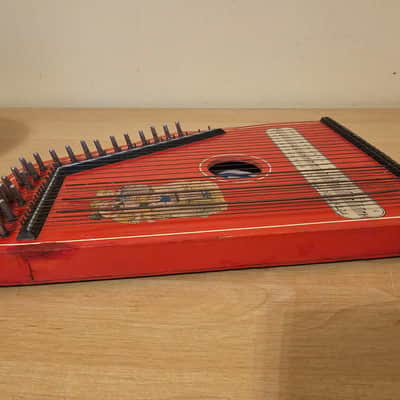 Jubel Tone Zither folk musical instrument 27 strings Musima Germany Vintage image 5