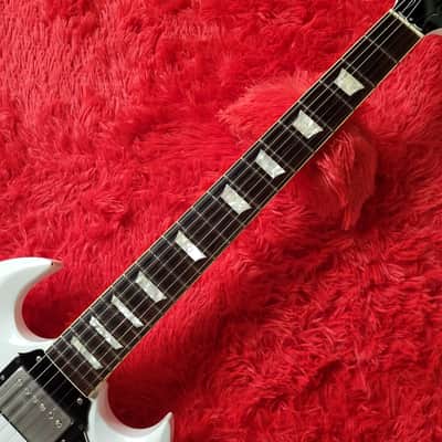 Burny RSG-60 '63 Revival Series - SG Standard - 1990-1992 - Snow White - Original VH-1 Pickups - Made In Japan MIJ image 6