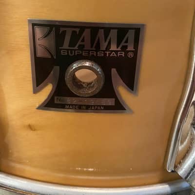 Tama AW456 Superstar Mastercraft Artwood Birch 6.5x14" Snare Drum with Roller-Action Strainer 1981 - 1986 - Super Maple image 2