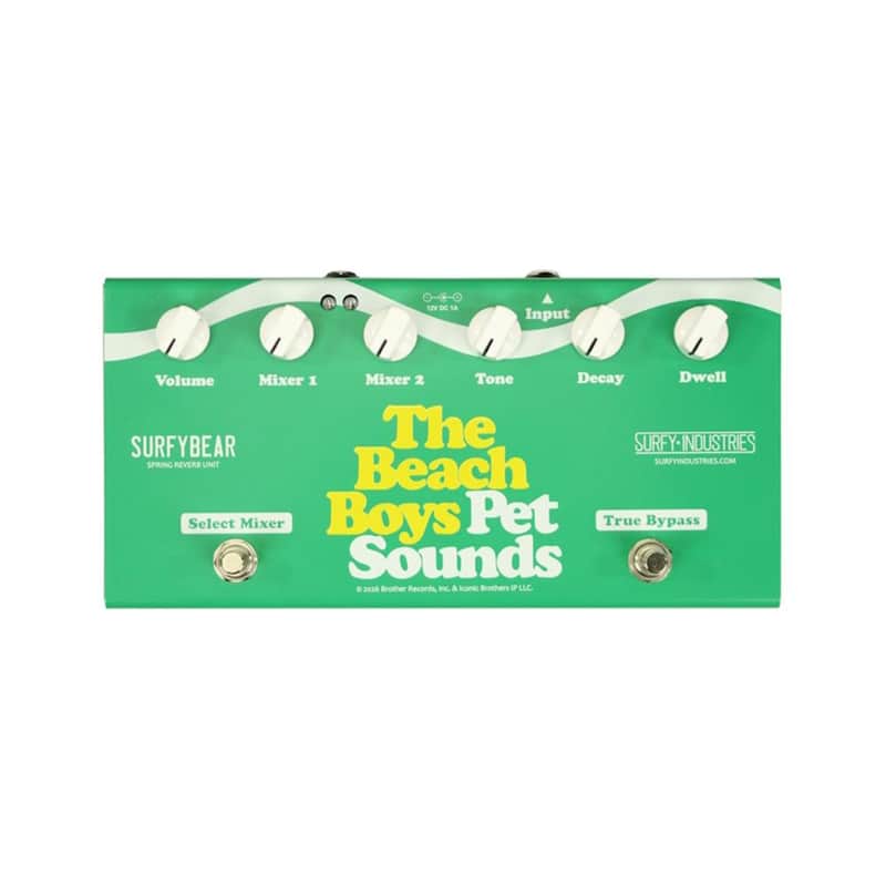 NEW Surfy Industries SurfyBear Beach Boys Pet Sounds Reverb Unit image 1