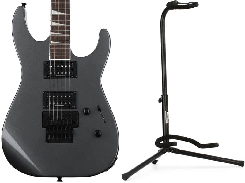 Jackson X Series Soloist SLX DX - Granite Crystal  Bundle with On-Stage XCG-4 Classic Guitar Stand image 1