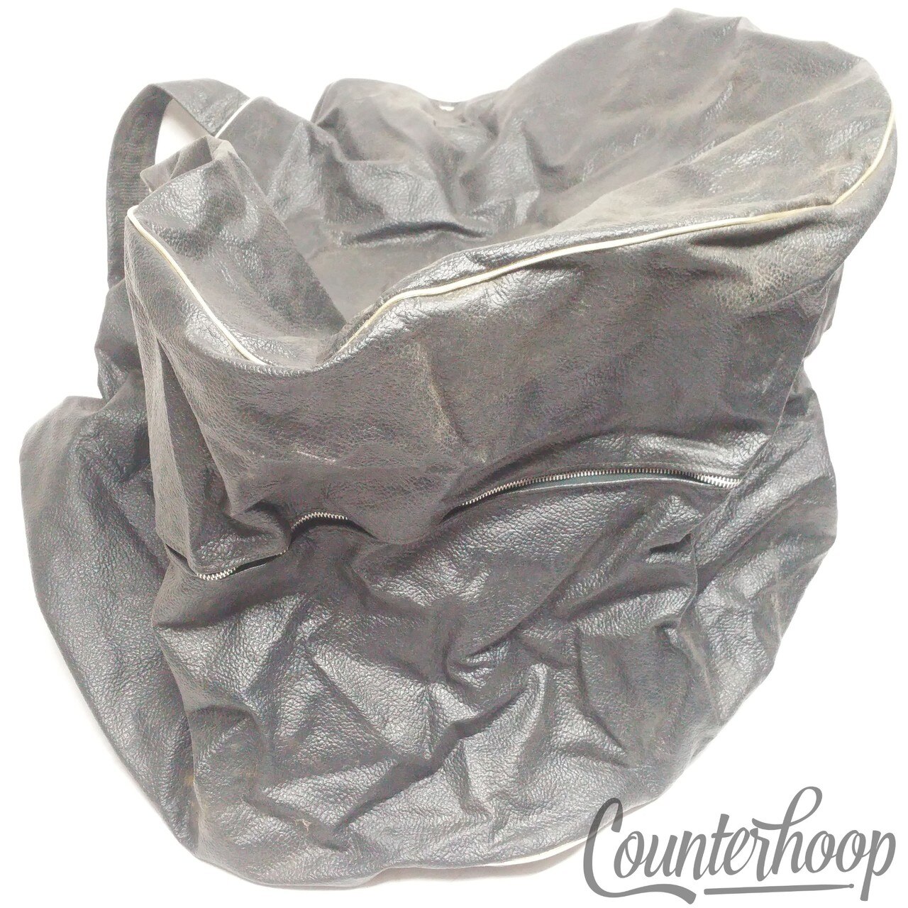 Gretsch Leather Fabric 14x24" Bass Drum Case Soft Shell Vintage 60s Gig Bag USA — main photograph
