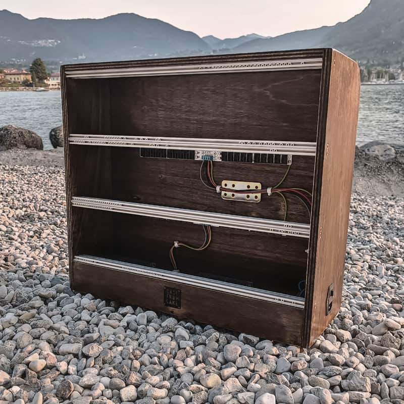 9U Eurorack Case Powered, 84 or 104 hp, desktop synth modular synthesizer image 1