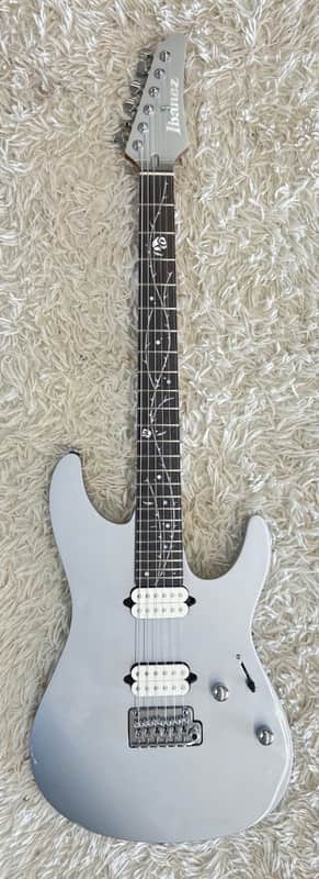 Ibanez Model TOD10 Tim Henson Signature Electric Guitar, Classic Silver w/Bag image 1
