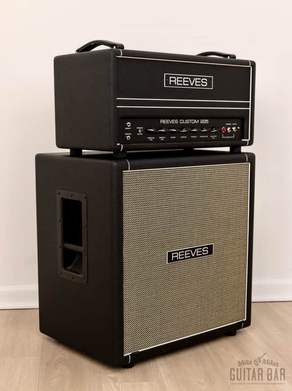 Reeves Custom 225 Boutique Tube Bass Amp Stack w/ 4x10 Cabinet