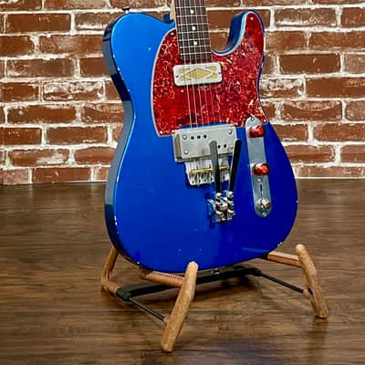 Waterslide Guitars T-Style Coodercaster  2021 Lake Placid Blue image 1