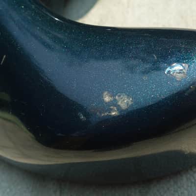 Vintage 1982 Kramer Pacer USA Blue Sparkle Burst Semi-Loaded Body- routed image 11