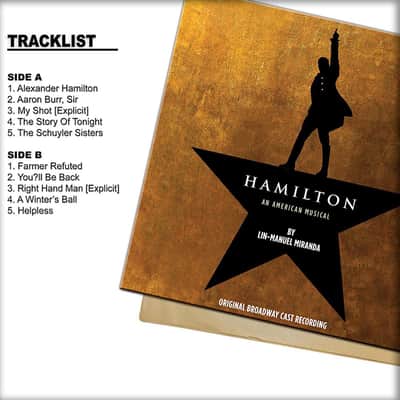WEA Various Artists - Hamilton (Original Broadway Cast Recording) (Explicit) 4LP Vinyl image 2