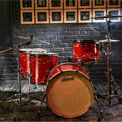 Polmuz Maple Model 1 - 22/13/16/18 - Artist Cosmic Red from Calendar - PROMO image 3