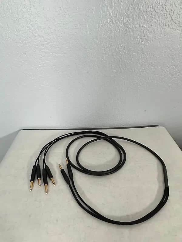 Mogami Snake 2 TRS 1/4" Gold - 4 TS 1/4" Gold Neutrik - 8 feet. image 1