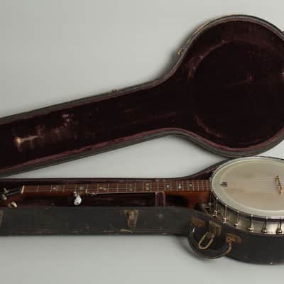 Eagle Brand 5 String Resonator Banjo, made by Stewart-Macdonald (1970s), black hard shell case. imagen 10