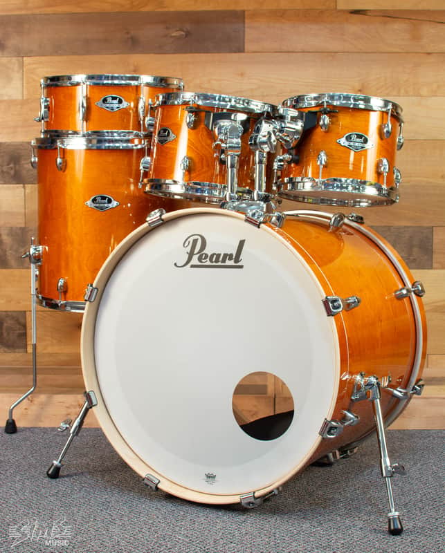Pearl Export EXL 5pc Kit with Hardware, Honey Amber image 1