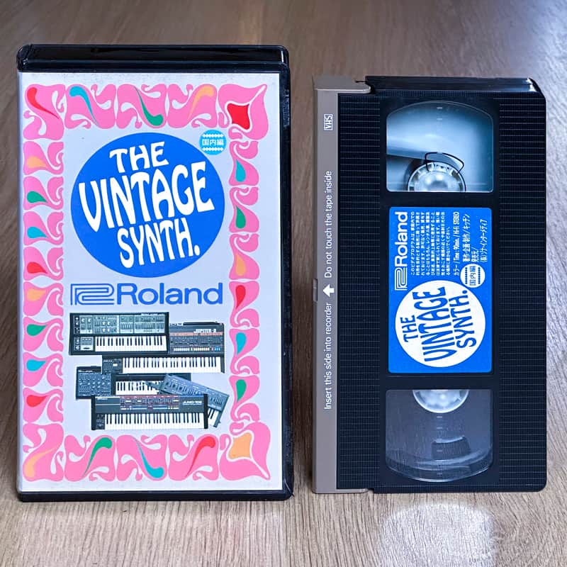 Roland VHS Cassette Tape "The Vintage Synth" Japan image 1