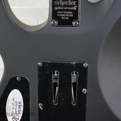 Schecter Demon-6 FR - Aged Black Satin image 8