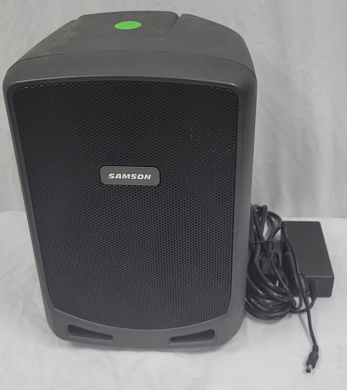 Samson Expedition Express Rechargeable Portable Bluetooth PA Speaker with Dynamic Mic 2010s - Black image 1