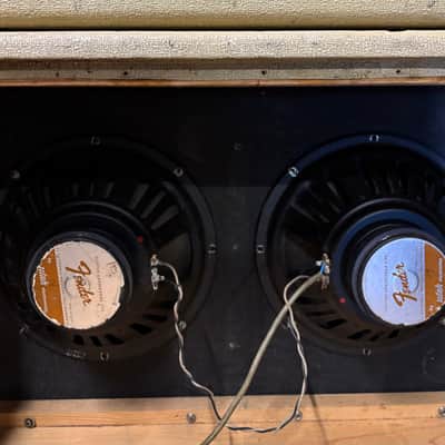 Fender Bassman 6G6-A Brownface 50-Watt 2x12" Piggyback Guitar Amp 1962 - 1963 - Blonde image 5