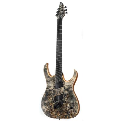 Mayones Duvell Elite VF 6 Trans Graphite - Custom Electric Guitar image 8